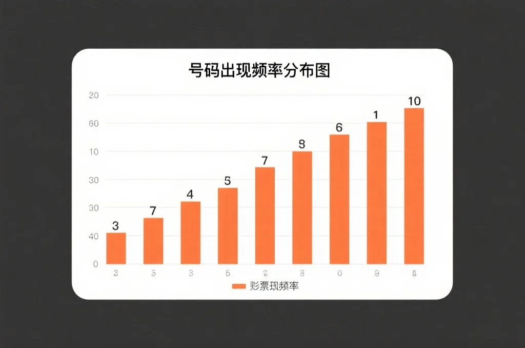 号码频率分布条形图